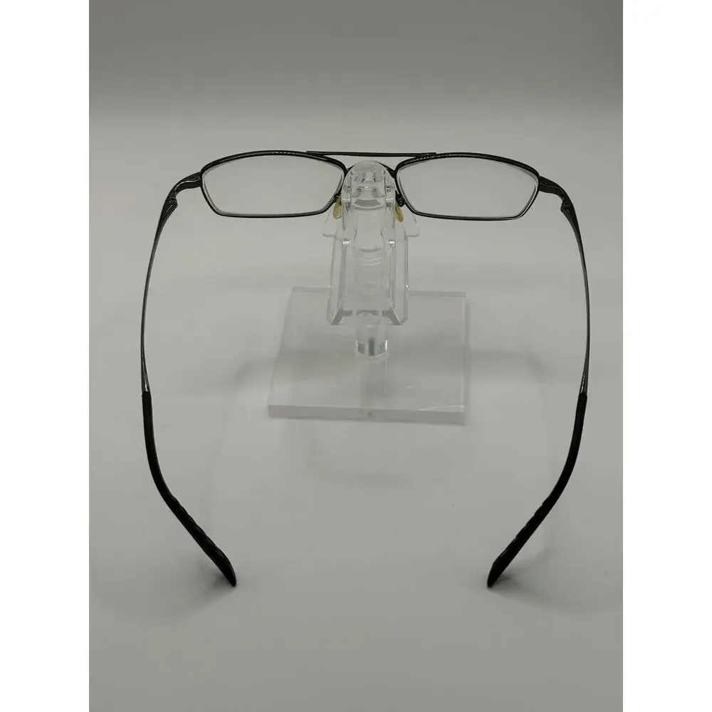 Nike 6000 421 Eyeglasses Black Rectangle Metal Frame 50-17-145 Vintage